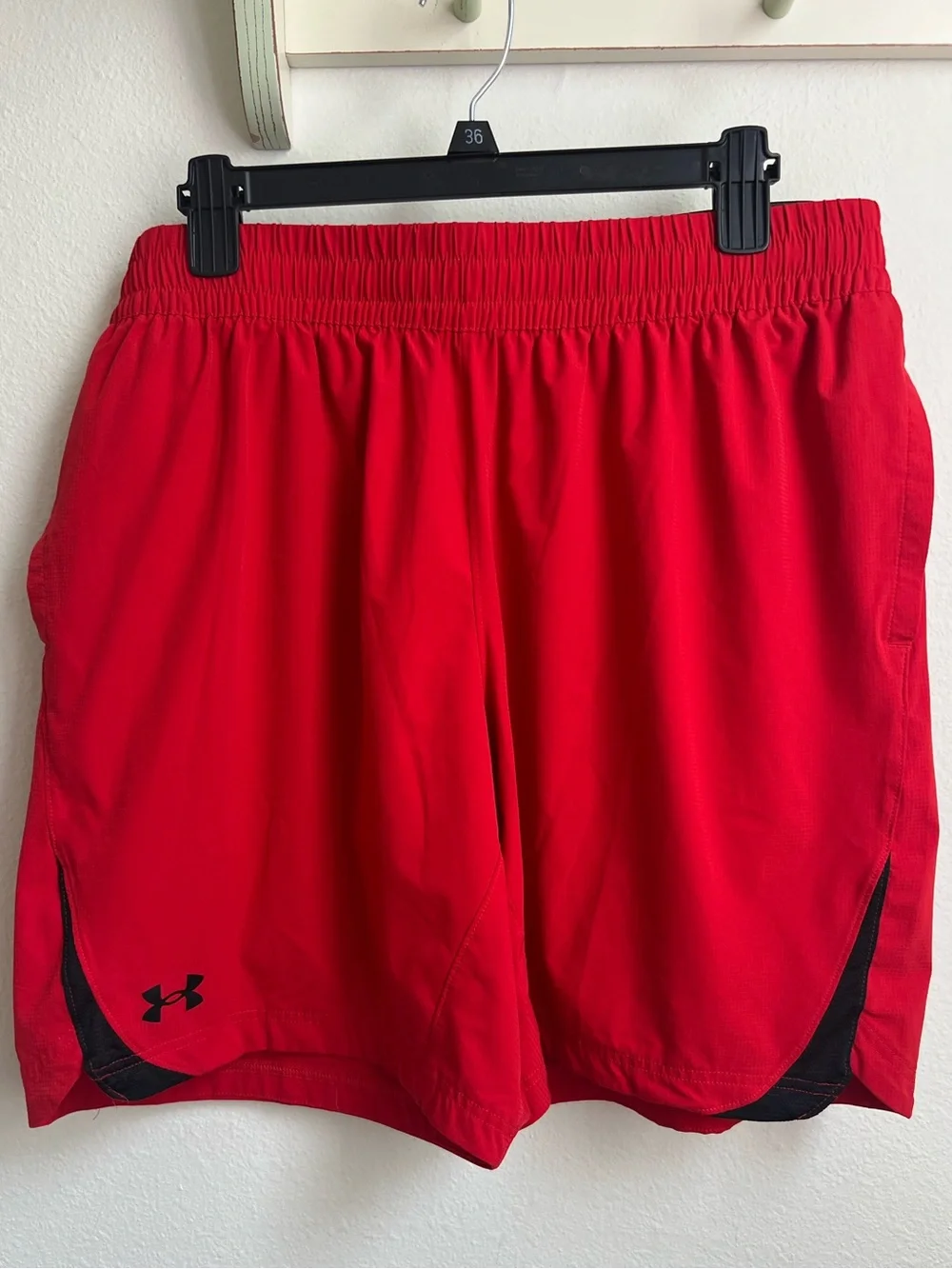 Under Armour Men's Red Athletic Shorts